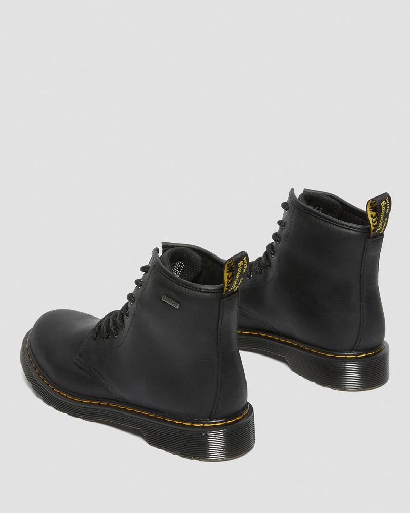 Kids' Dr Martens Youth 1460 Waterproof Leather Casual Boots Black | AU 665BEX